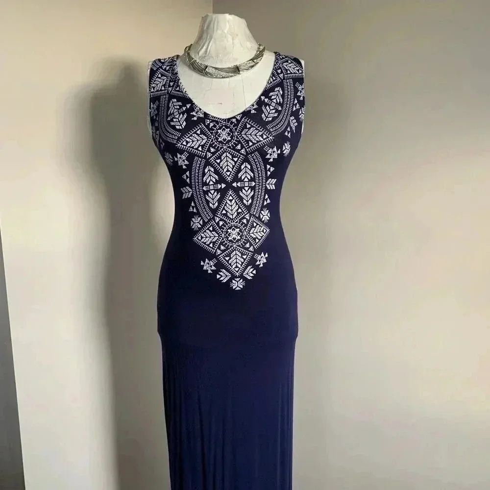 French Atmosphere Blue Dress​​